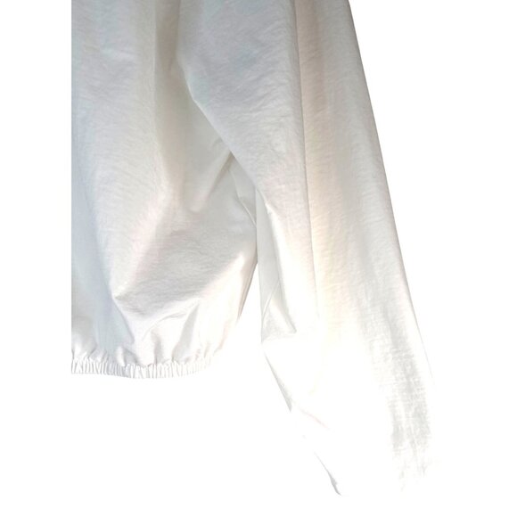2/$30 ZARA Medium Ruffle Collar Long Sleeve Blouse White - Picture 9 of 15